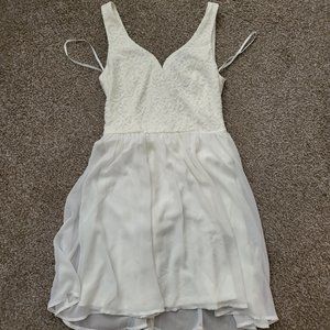 Francesca's white dress